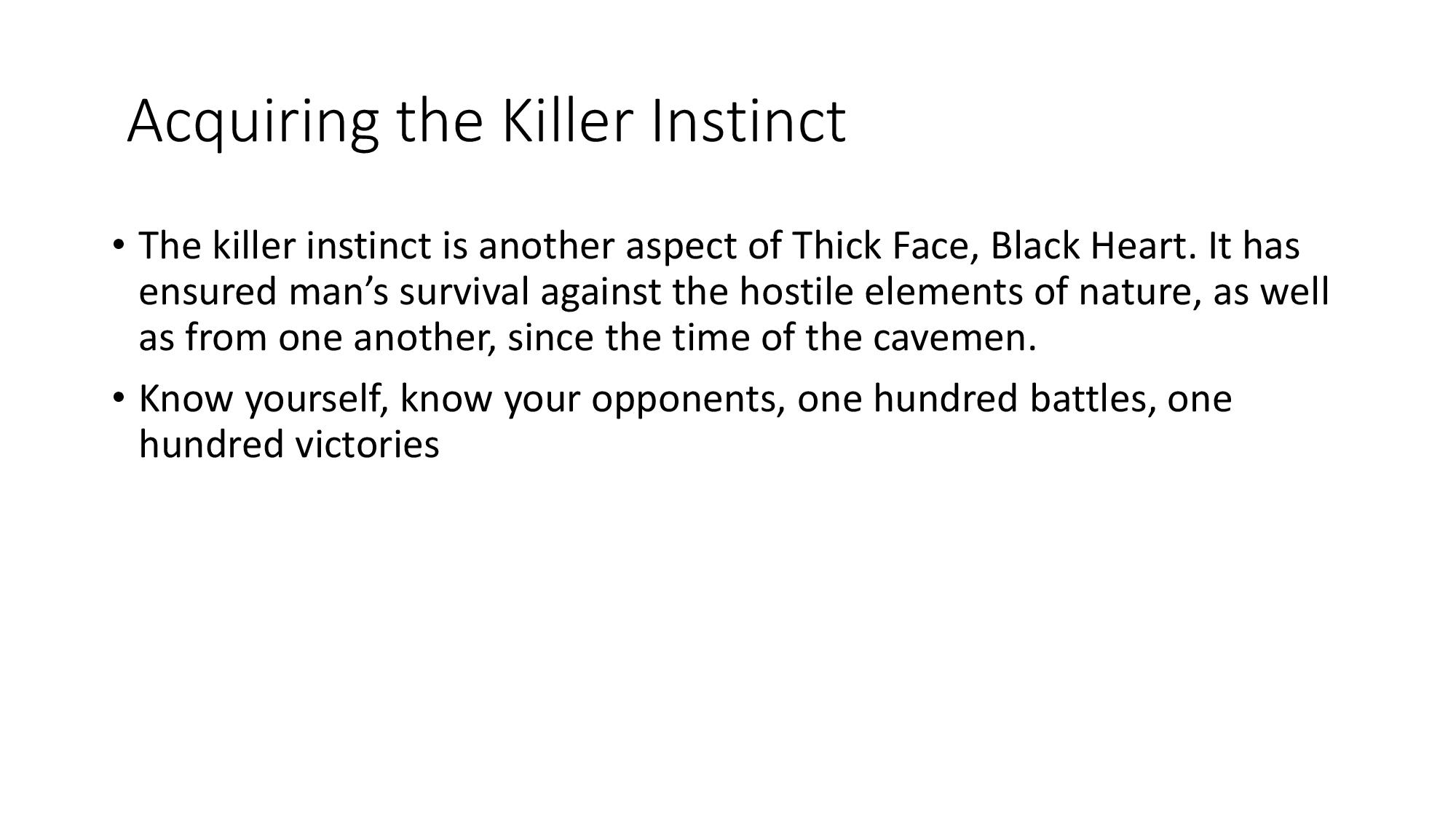 Thick Face Black Heart